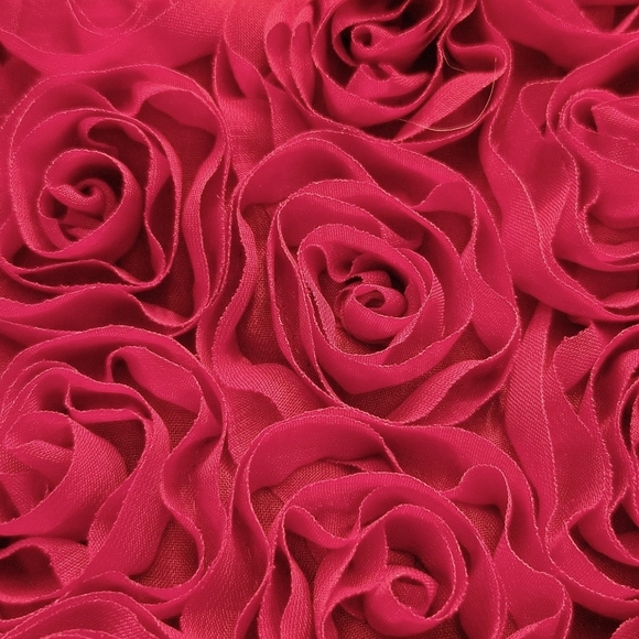 NWT adorable deep red onesie/bodysuit with rose design - Picture 6 of 6